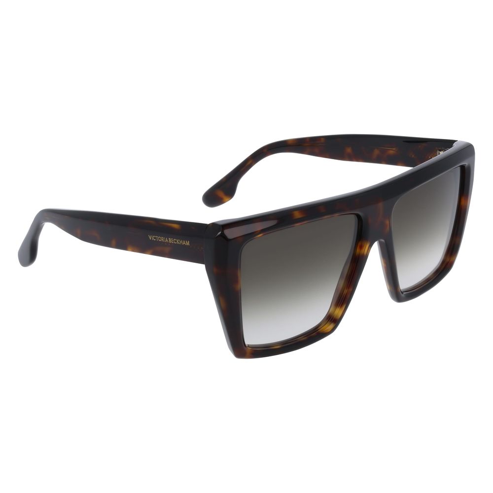Victoria Beckham Brown Acetate Sunglasses