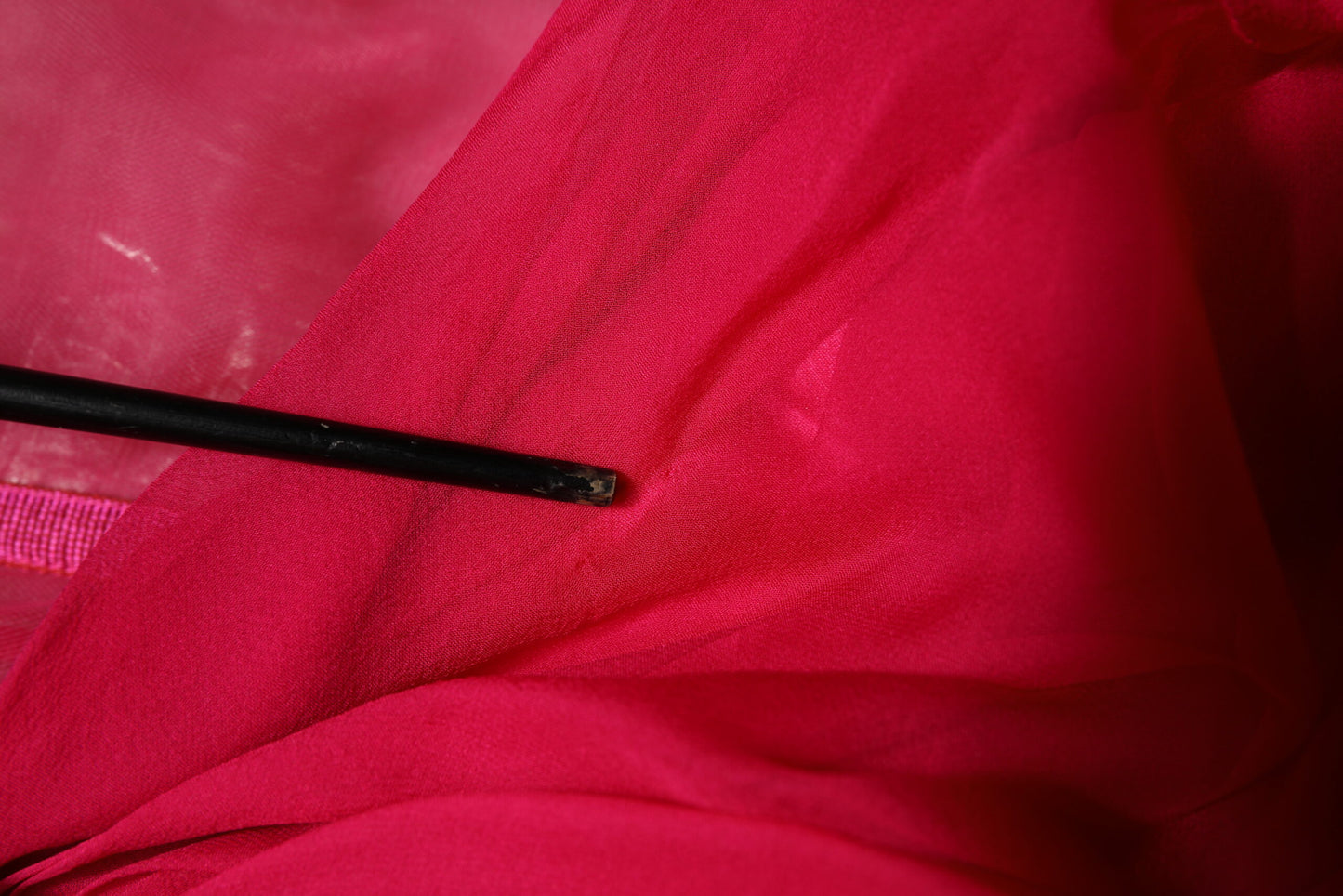 Dolce & Gabbana Pink Silk Embellished A-line Midi Dress