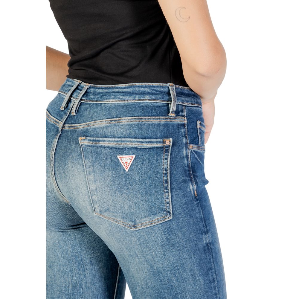 Guess Blue Cotton Skinny Jeans