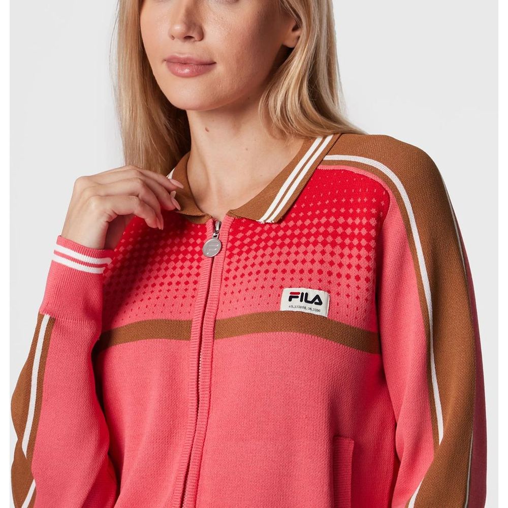 Fila Red Cotton Sweatshirt