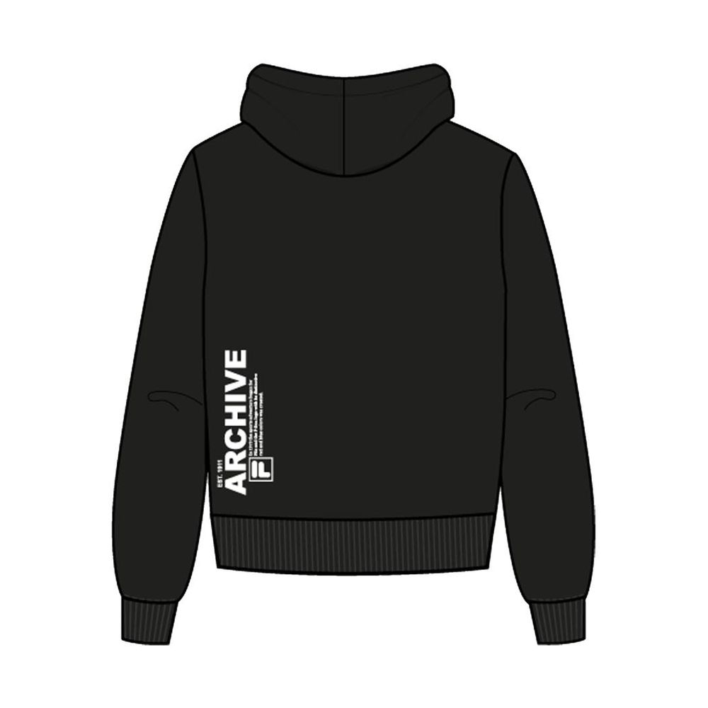 Fila Black Cotton Sweatshirt