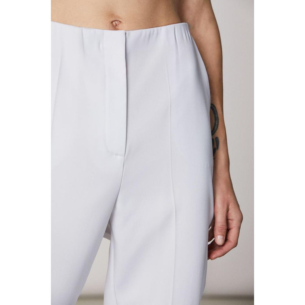 Patrizia Pepe Purple Polyester Casual Pants