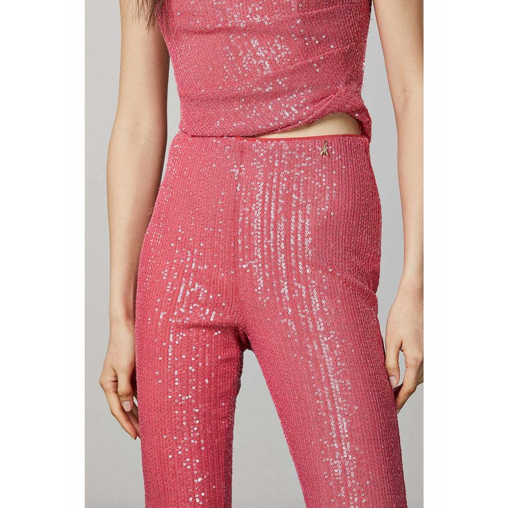 Patrizia Pepe Red Polyester Athletic Pants