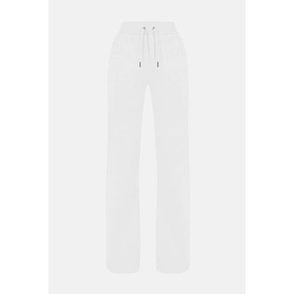 Juicy Couture White Polyester Casual Pants