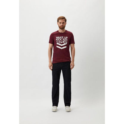 Bikkembergs Red Cotton T-Shirt