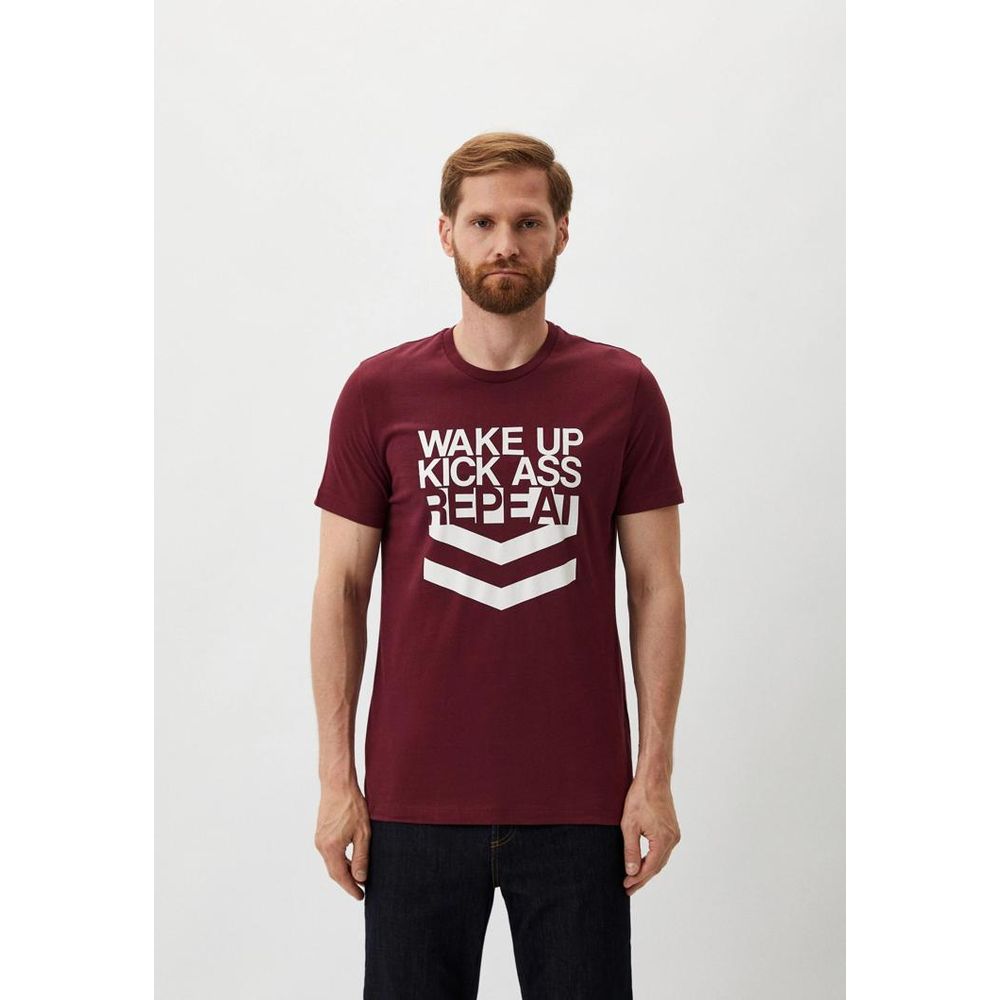 Bikkembergs Red Cotton T-Shirt