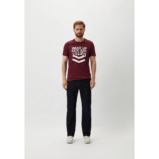 Bikkembergs Red Cotton T-Shirt