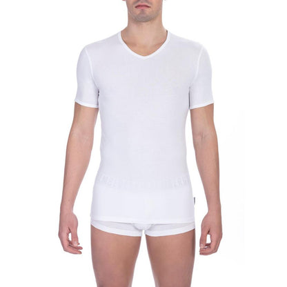 Bikkembergs White Cotton T-Shirt