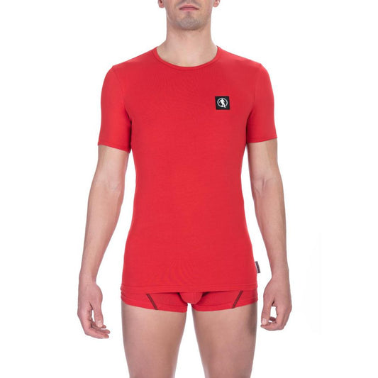 Bikkembergs Red Cotton T-Shirt