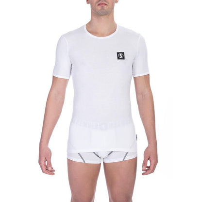 Bikkembergs White Cotton T-Shirt