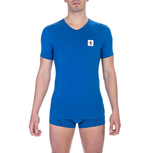 Bikkembergs Blue Cotton T-Shirt