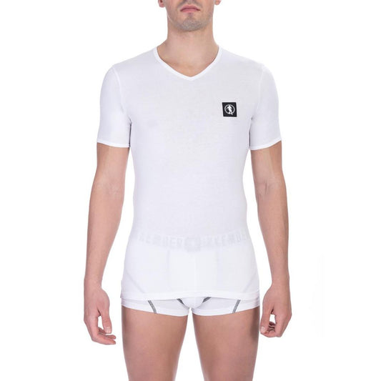 Bikkembergs White Cotton T-Shirt