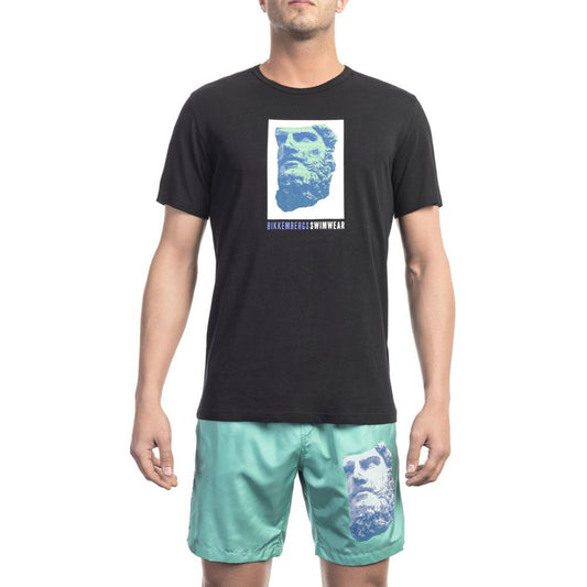 Bikkembergs Black Cotton T-Shirt