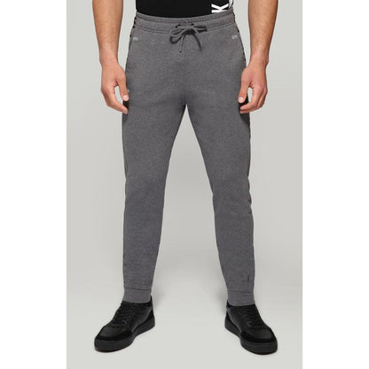 Bikkembergs Gray Cotton Joggers (Workout Pants)