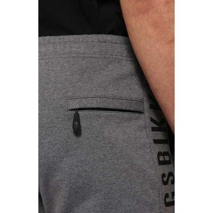 Bikkembergs Gray Cotton Joggers (Workout Pants)