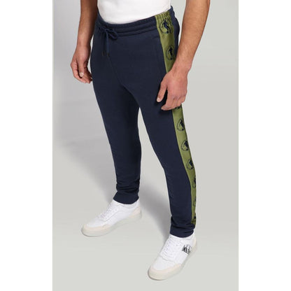Bikkembergs Blue Cotton Joggers (Workout Pants)
