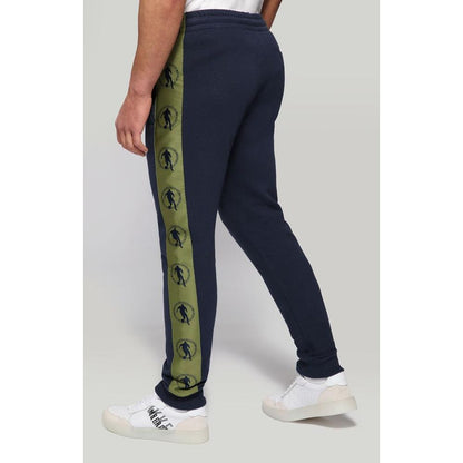 Bikkembergs Blue Cotton Joggers (Workout Pants)
