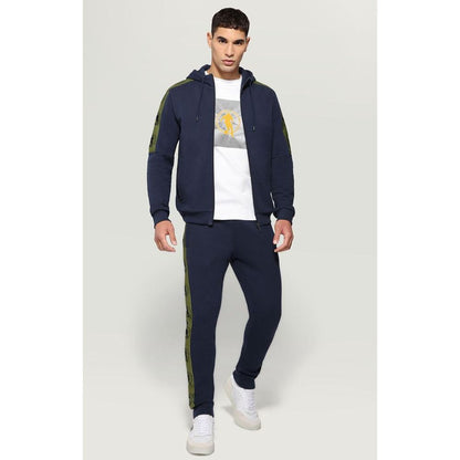 Bikkembergs Blue Cotton Joggers (Workout Pants)