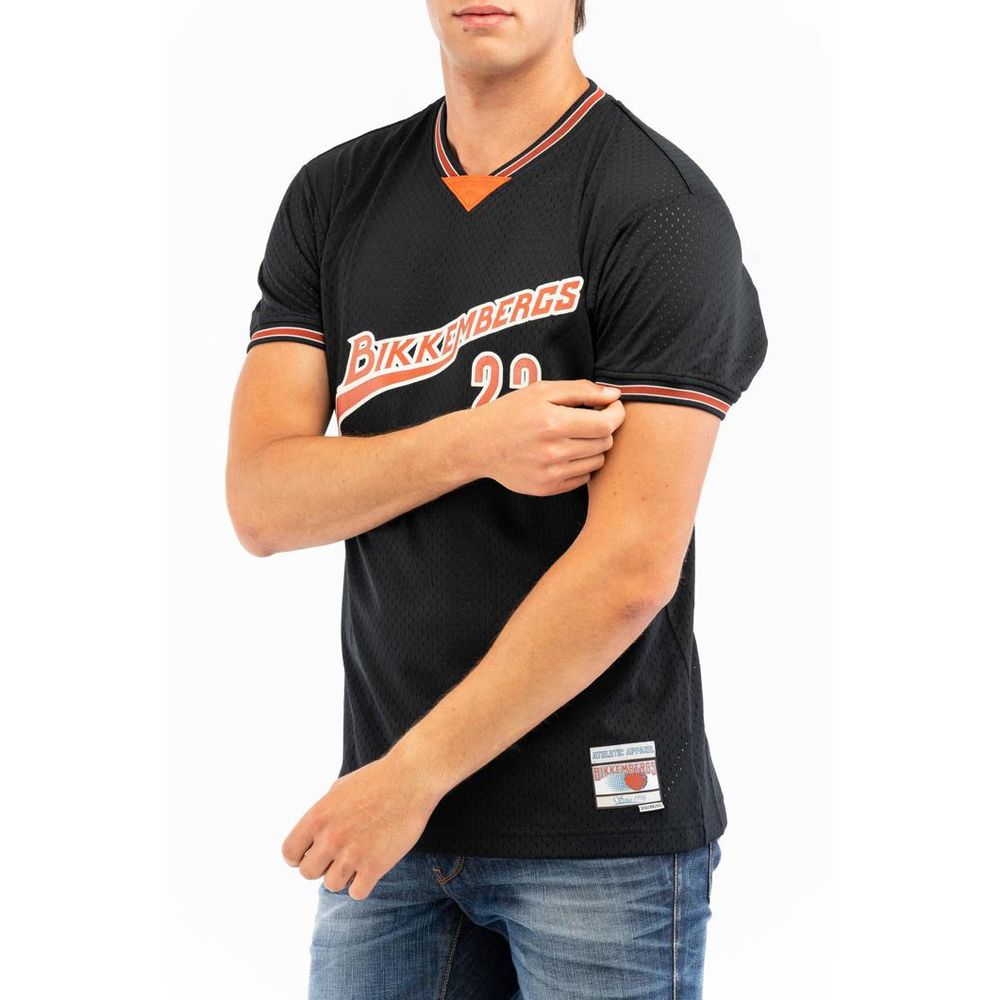 Bikkembergs Black Polyester T-Shirt