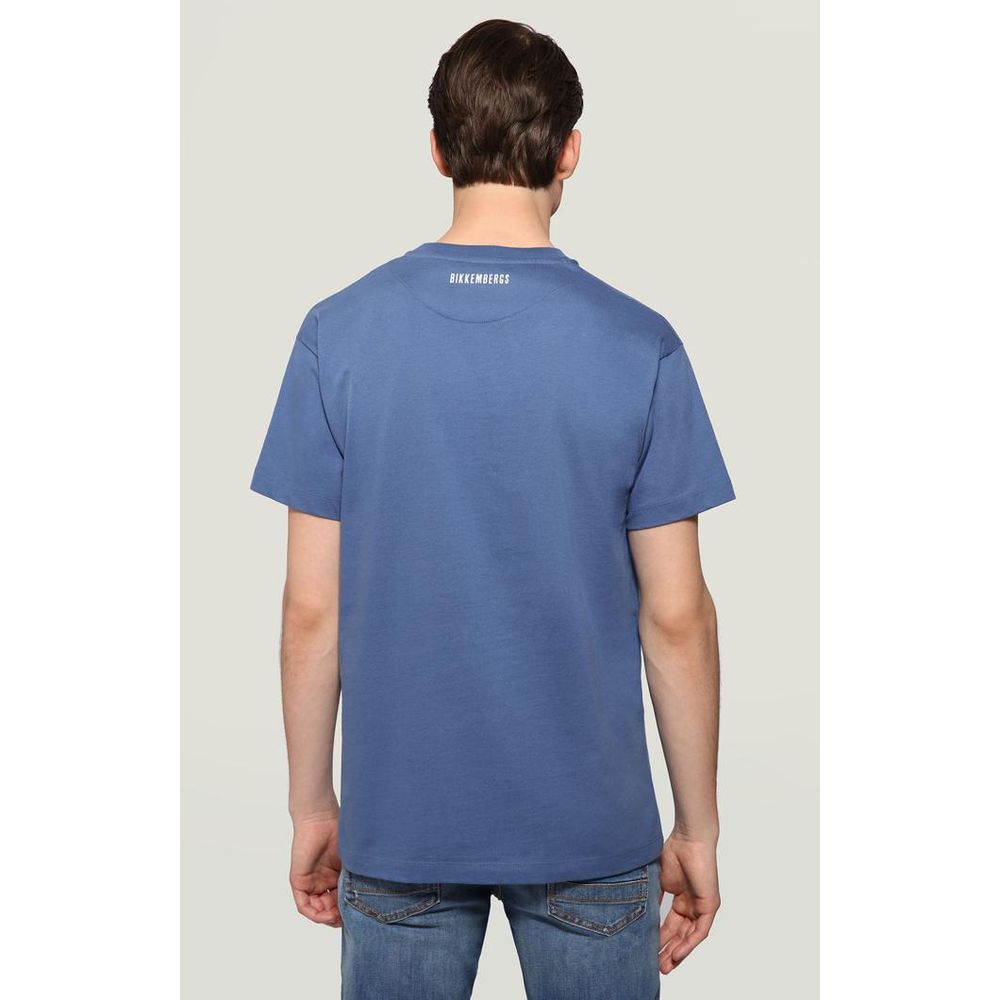 Bikkembergs Blue Cotton T-Shirt