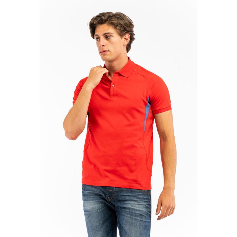 Bikkembergs Red Cotton Polo Shirt