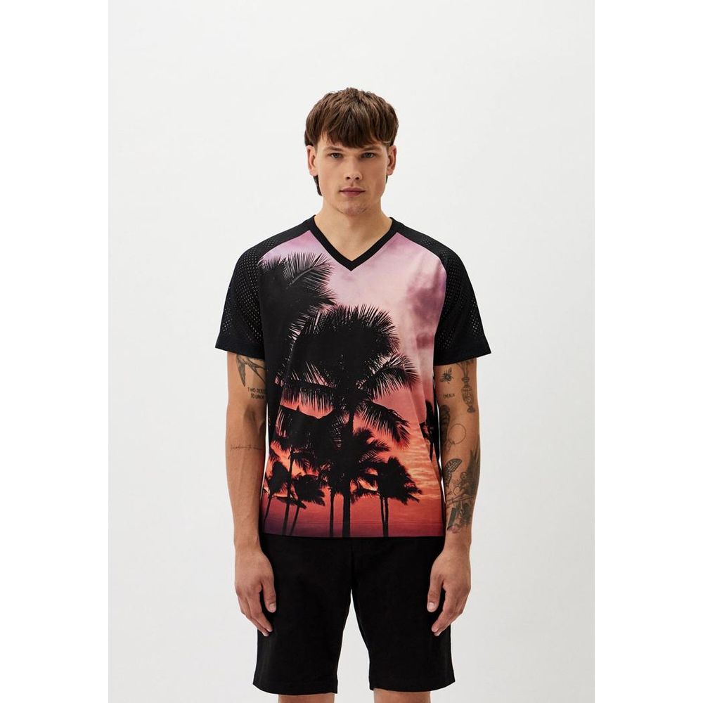 Bikkembergs Black Cotton T-Shirt
