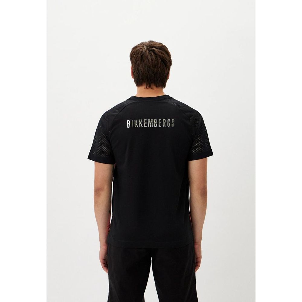 Bikkembergs Black Cotton T-Shirt