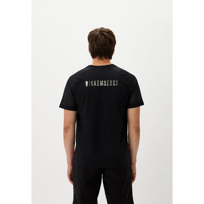 Bikkembergs Black Cotton T-Shirt