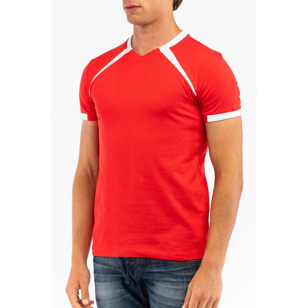Bikkembergs Red Cotton T-Shirt