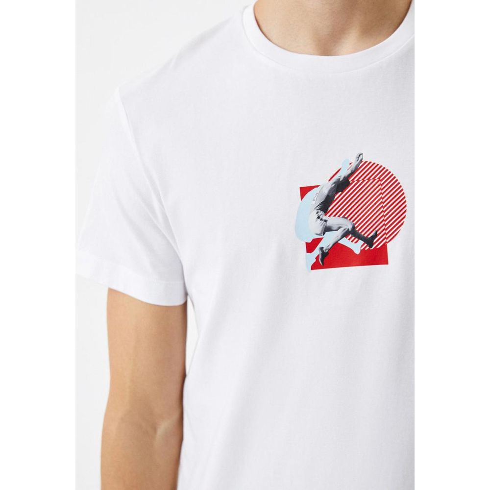 Bikkembergs White Cotton T-Shirt