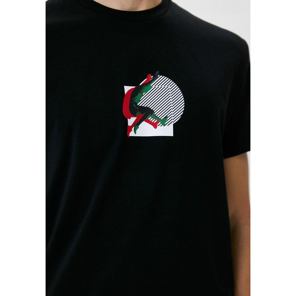 Bikkembergs Black Cotton T-Shirt