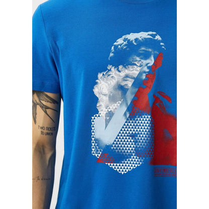 Bikkembergs Light Blue Cotton T-Shirt