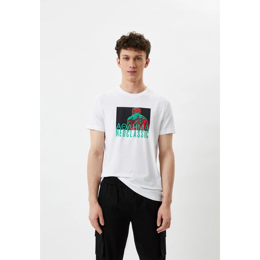 Bikkembergs White Cotton T-Shirt