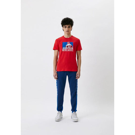 Bikkembergs Red Cotton T-Shirt