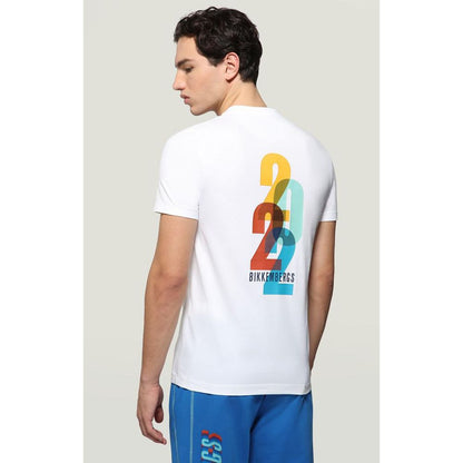 Bikkembergs White Cotton T-Shirt