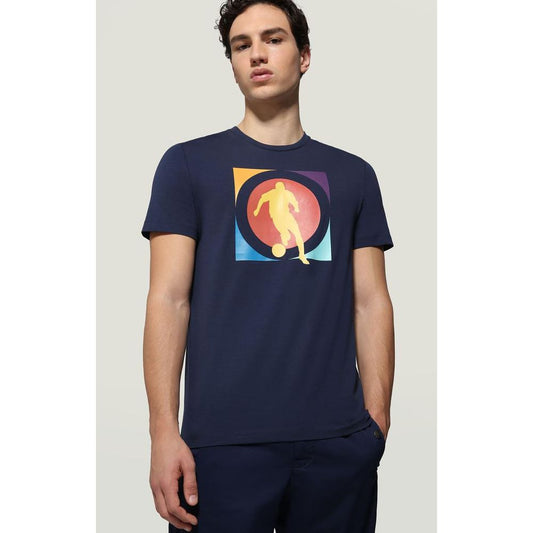 Bikkembergs Blue Cotton T-Shirt