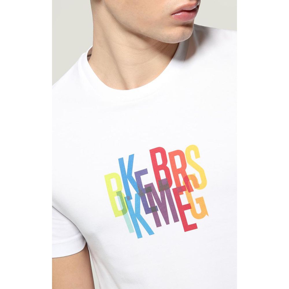 Bikkembergs White Cotton T-Shirt