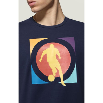 Bikkembergs Blue Cotton T-Shirt