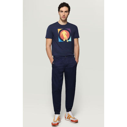 Bikkembergs Blue Cotton T-Shirt