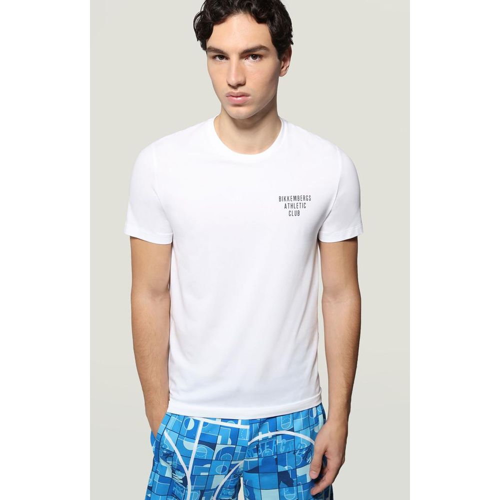 Bikkembergs White Cotton T-Shirt
