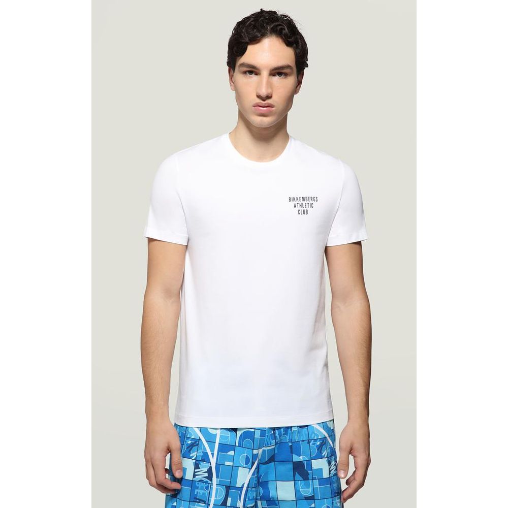Bikkembergs White Cotton T-Shirt