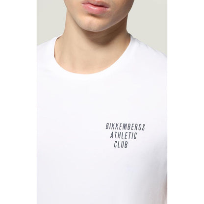 Bikkembergs White Cotton T-Shirt