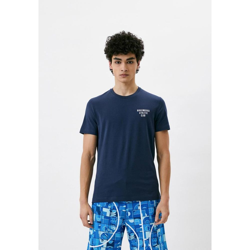 Bikkembergs Blue Cotton T-Shirt