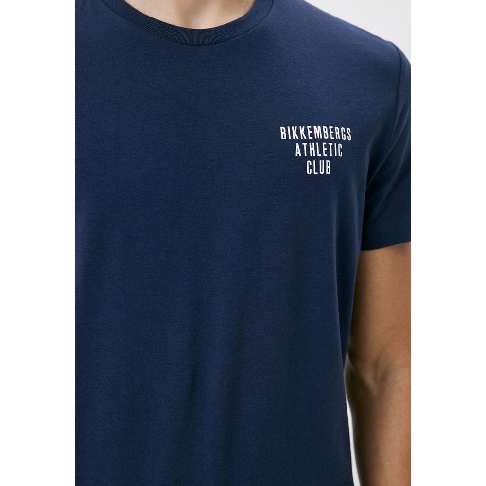 Bikkembergs Blue Cotton T-Shirt