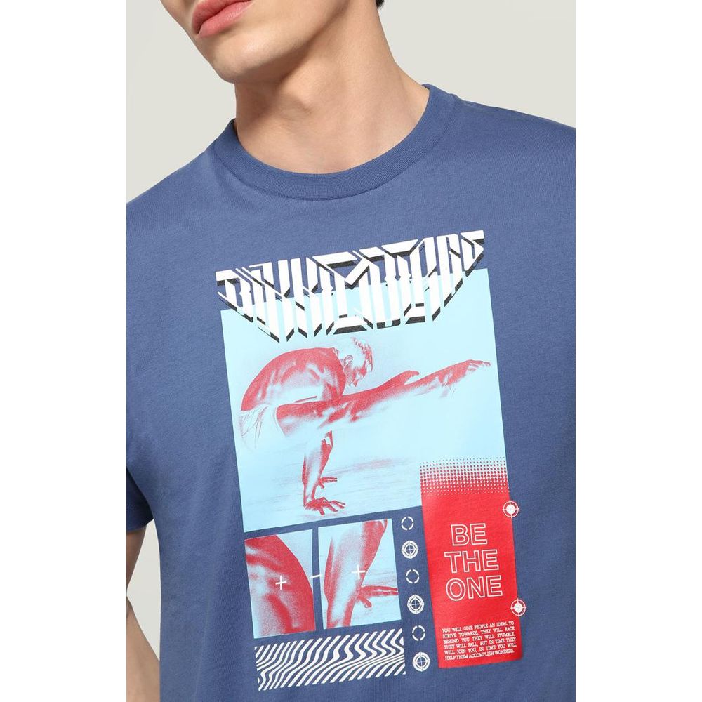 Bikkembergs Blue Cotton T-Shirt