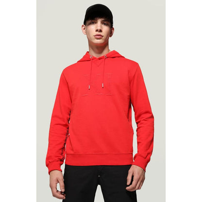 Bikkembergs Red Cotton Sweatshirt