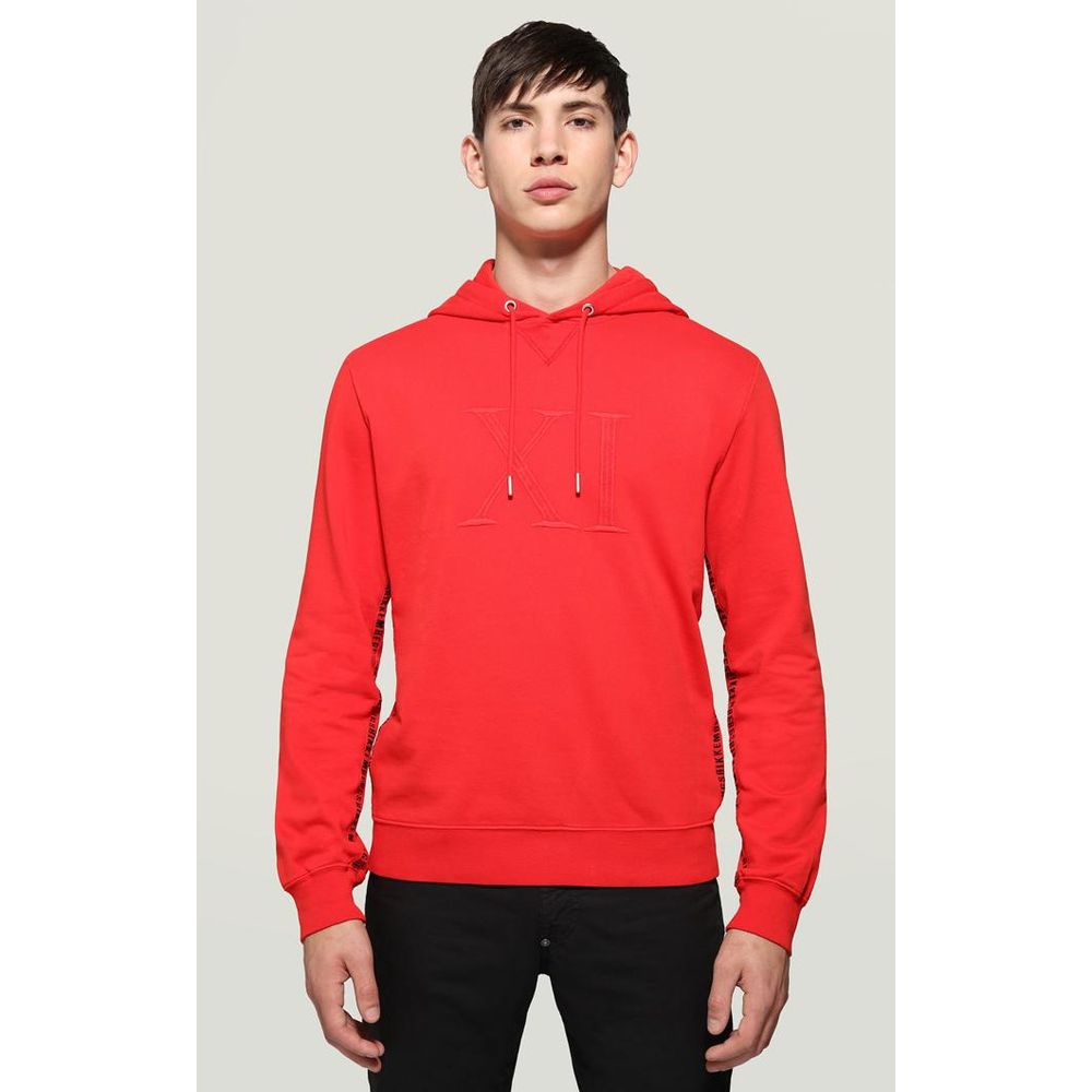 Bikkembergs Red Cotton Sweatshirt