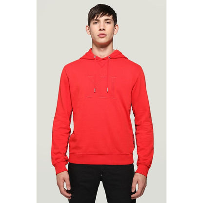 Bikkembergs Red Cotton Sweatshirt