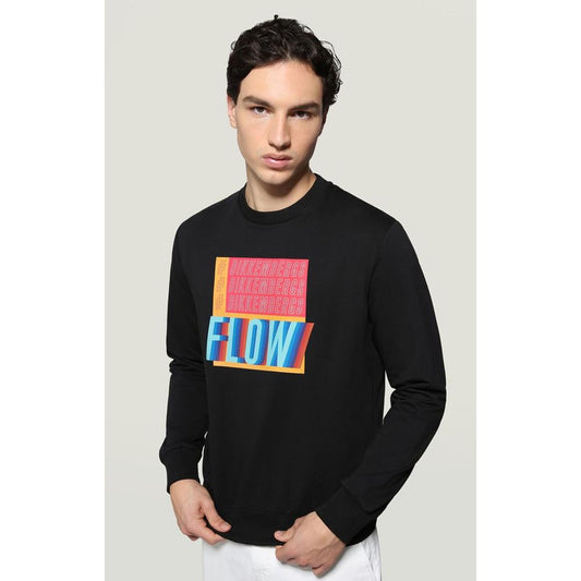 Bikkembergs Black Cotton Sweatshirt