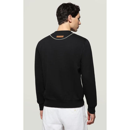Bikkembergs Black Cotton Sweatshirt